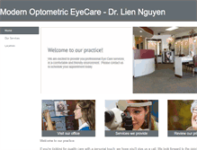 Tablet Screenshot of modernoptometriceyecare.com